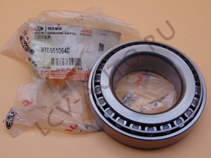Подшипник задней ступицы наружный - JAC (артикул: 9705510640)