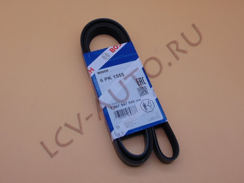 Ремень 6PK1555 - BOSCH (артикул: 1987947949)