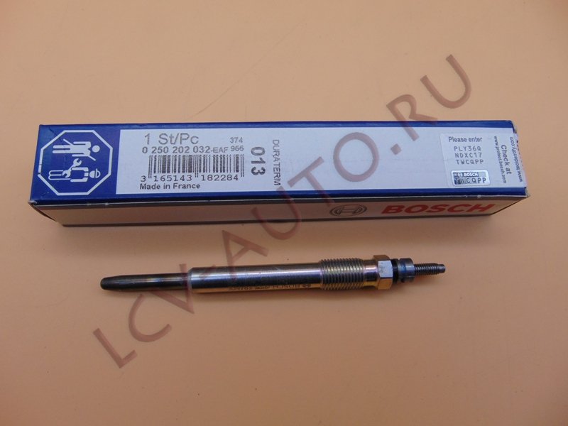 Свеча накала - BOSCH (артикул: 0 250 202 032)