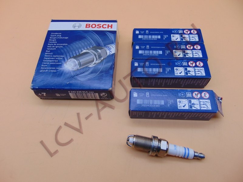 Свеча зажигания к-т 4шт - BOSCH (артикул: 0242235914)