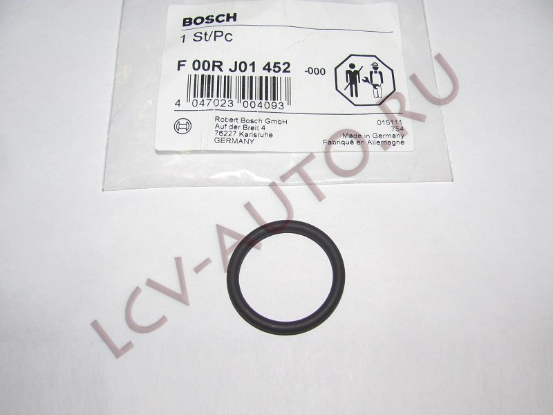 Кольцо уплотнительное - BOSCH (артикул: F 00R J01 452)