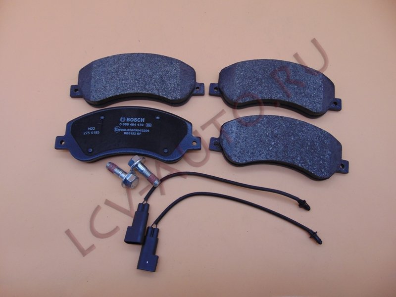 Колодки тормозные передние 115/140/155 - BOSCH (артикул: 0986494170)