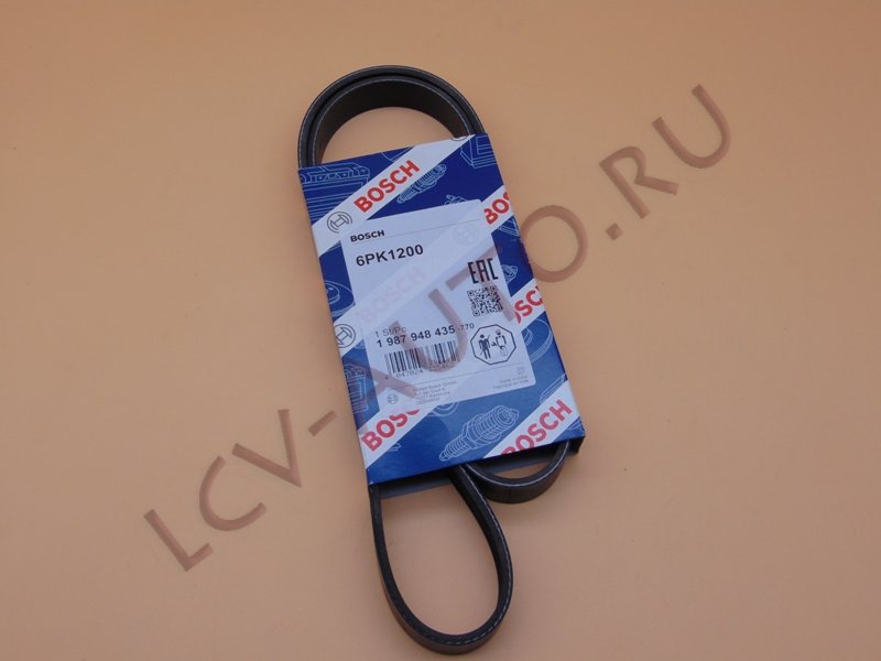 Ремень генератора 6PK1200 - BOSCH (артикул: 1 987 948 435)