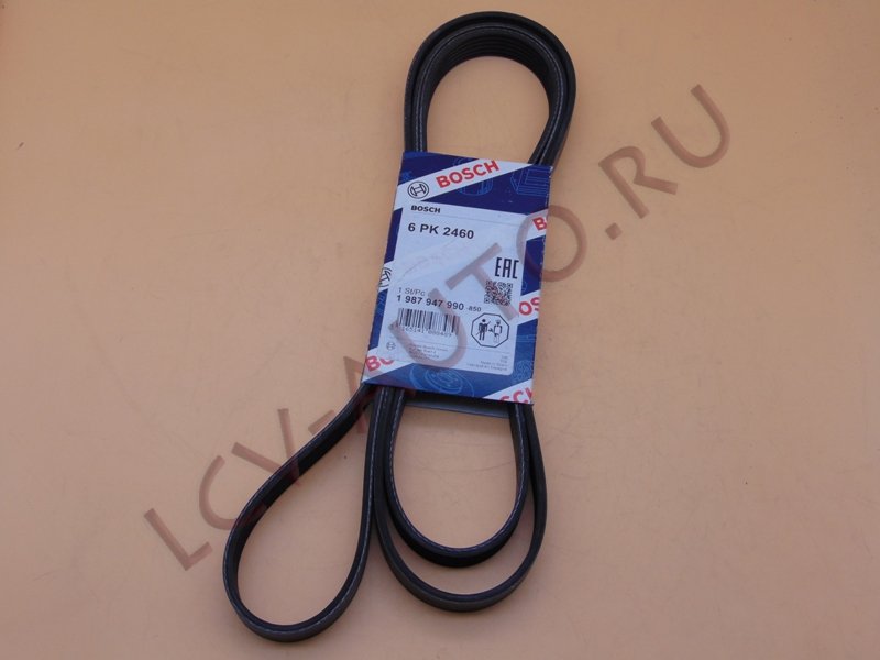 Ремень 6PK2460 - BOSCH (артикул: 1987947990)