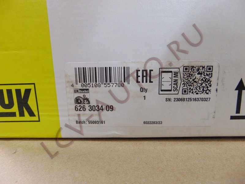 Сцепление к-т двухмассовое 06- г 115/140 - LUK (артикул: 626303409)