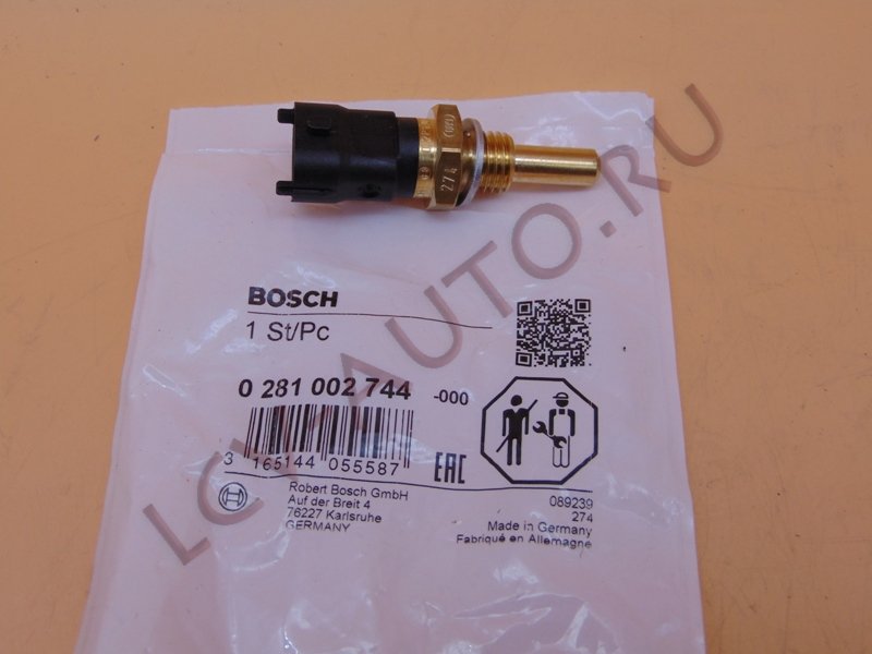 Датчик температуры охлаждающей жидкости - BOSCH (артикул: 0281002744)