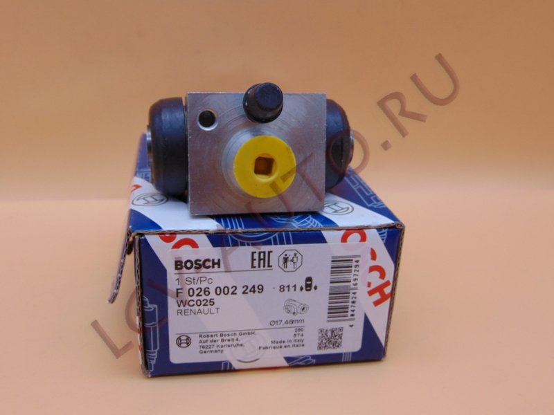 Цилиндр тормозной рабочий - BOSCH (артикул: F026002249)