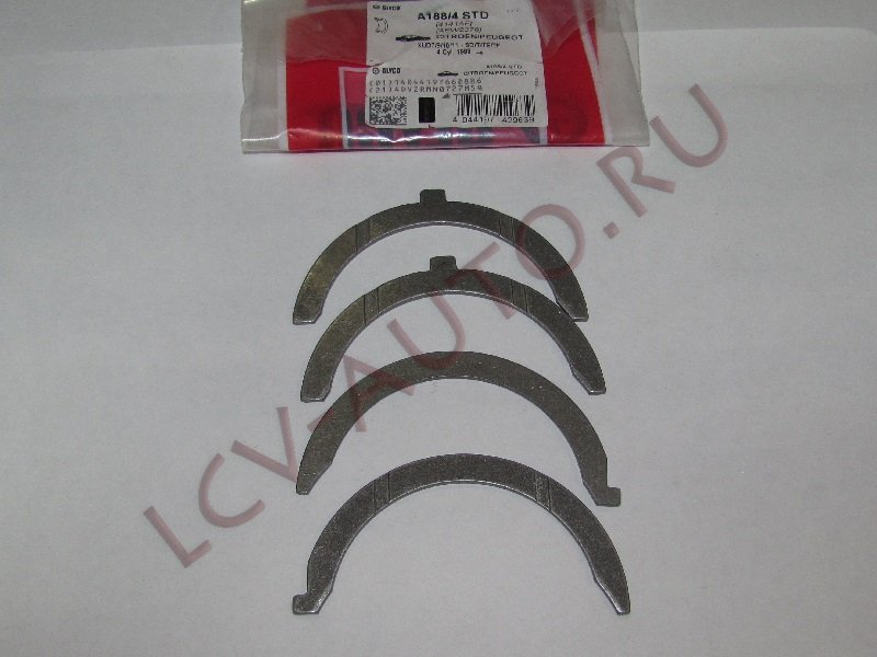 Полукольца коренные,упорные к-т - GLYCO (артикул: A188/4STD)