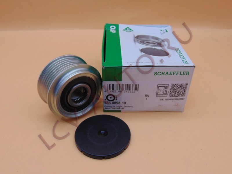 Шкив генератора - INA (артикул: 535 0098 10)