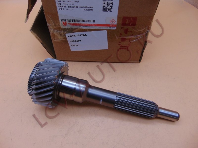 Вал первичный Ford Transit (КПП MT82) - FORD JMC (артикул: 1699489)