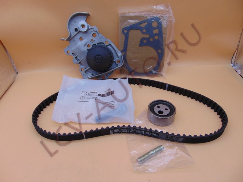 Ремень ГРМ (Ремень+1ролик+насос системы охлаждения) - GATES (артикул: KP15473XS)