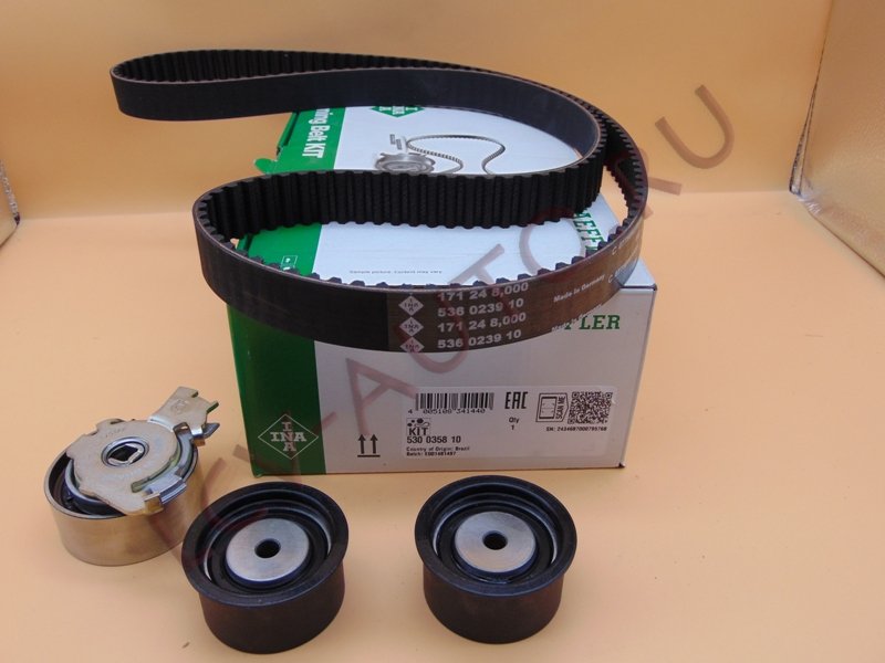 Ремень ГРМ +ролики - INA (артикул: 530 0358 10)