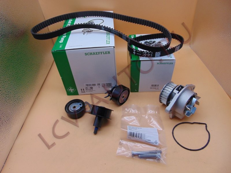 Ремкомплект ГРМ с водяным насосом - INA (артикул: 530 0538 30)