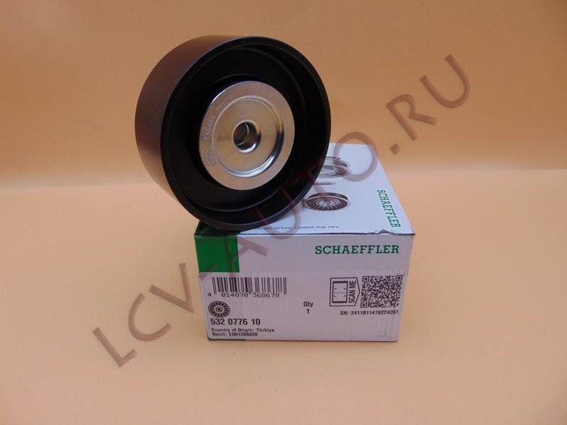 Ролик генератора обводной (пластиковый) - INA (артикул: 532 0776 10)