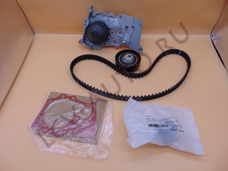 Ремень ГРМ (Ремень+1ролик+насос системы охлаждения) 1.4-1.6 8V - GATES (артикул: KP15662XS)