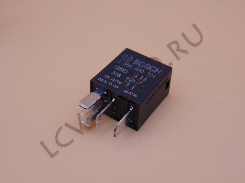 Реле 12V 30A 5-контактное - BOSCH (артикул: 0986AH0304)
